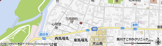 愛知県犬山市犬山西古券485周辺の地図