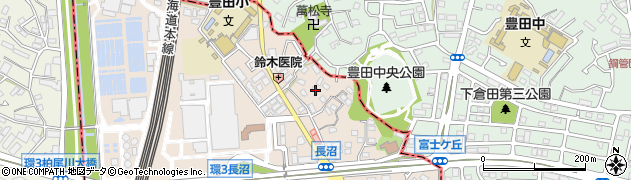 神奈川県横浜市栄区長沼町152周辺の地図