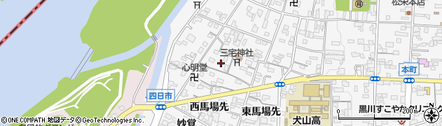 愛知県犬山市犬山四日市44周辺の地図