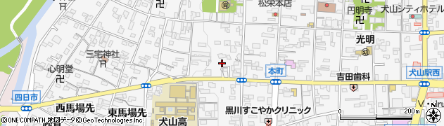 愛知県犬山市犬山西古券137周辺の地図