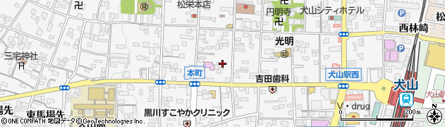 愛知県犬山市犬山東古券97周辺の地図