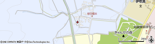 滋賀県米原市朝日493周辺の地図