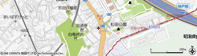 グランドライン　横浜店周辺の地図