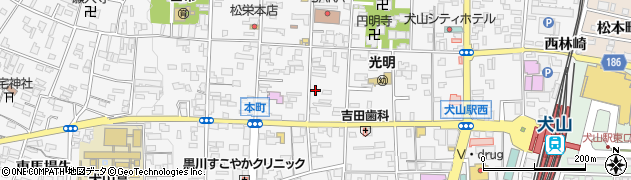 愛知県犬山市犬山東古券154周辺の地図
