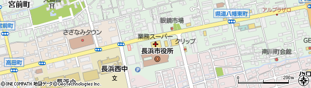 バリューネットワーク長浜店周辺の地図