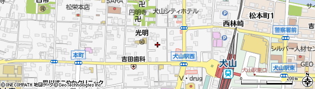 満蔵院周辺の地図