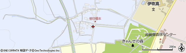 滋賀県米原市朝日500周辺の地図