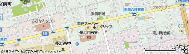 スタジオマリオ長浜・長浜店周辺の地図