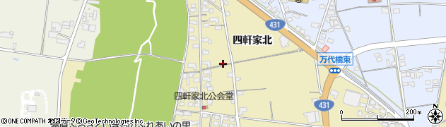 島根県出雲市大社町中荒木（四軒家北）周辺の地図