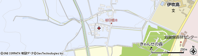 滋賀県米原市朝日504周辺の地図