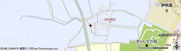 滋賀県米原市朝日508周辺の地図