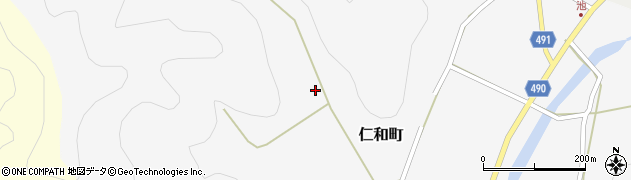 京都府綾部市仁和町（日向）周辺の地図