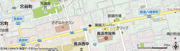 株式会社西日本エネルギー　長浜ＳＳ周辺の地図