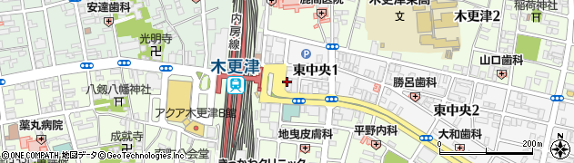 綜合警備保障株式会社　千葉支社木更津支店周辺の地図