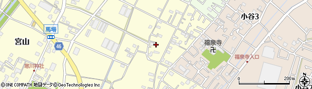 神奈川県高座郡寒川町宮山1957周辺の地図