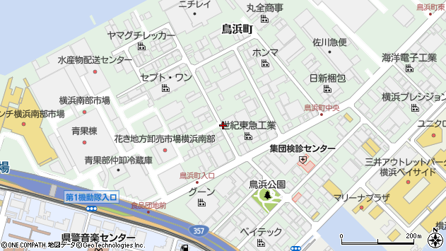 〒236-0002 神奈川県横浜市金沢区鳥浜町の地図