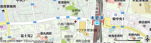 スパークルシティ木更津第１駐車場周辺の地図