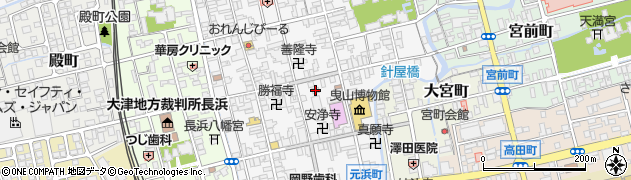綜合警備保障株式会社　滋賀支社長浜営業所周辺の地図