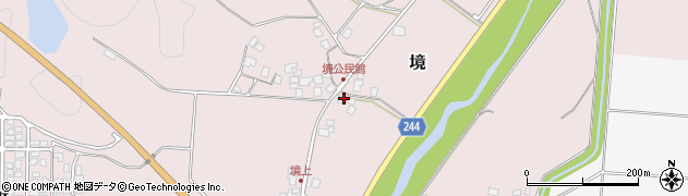 鳥取県西伯郡南部町境956周辺の地図