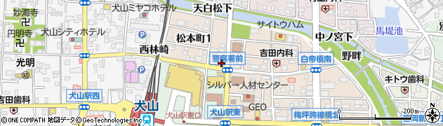ＩＴＴＯ個別指導学院犬山中央校周辺の地図