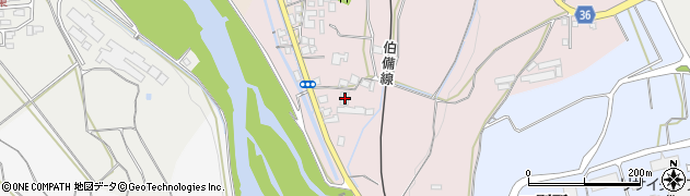 鳥取県西伯郡伯耆町岸本775周辺の地図