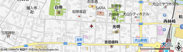愛知県犬山市犬山東古券84周辺の地図