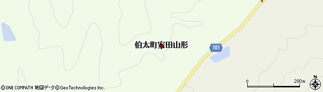 島根県安来市伯太町安田山形周辺の地図