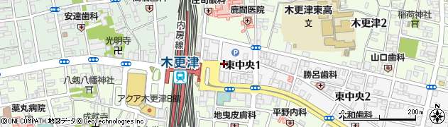 ファミリーマート木更津駅東口店周辺の地図