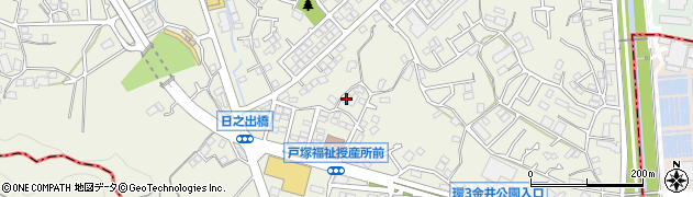 神奈川県横浜市戸塚区戸塚町1461周辺の地図