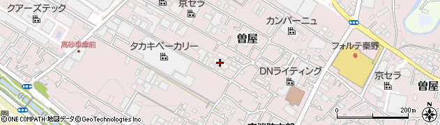 神奈川県秦野市曽屋582周辺の地図