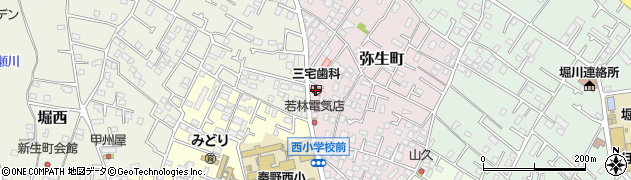 三宅歯科医院周辺の地図