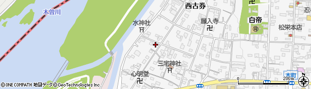 愛知県犬山市犬山西古券525周辺の地図