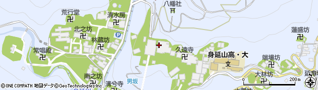 身延山大学　附属図書館周辺の地図