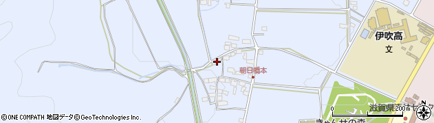 滋賀県米原市朝日512周辺の地図