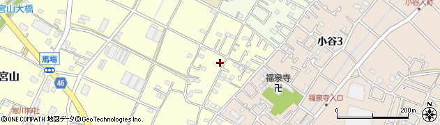 神奈川県高座郡寒川町宮山1966周辺の地図