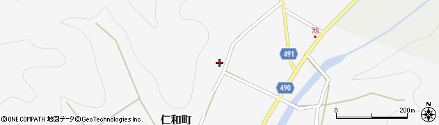 京都府綾部市仁和町山田岡周辺の地図