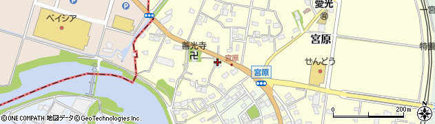 中山輪店周辺の地図