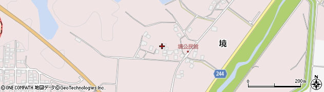 鳥取県西伯郡南部町境945周辺の地図