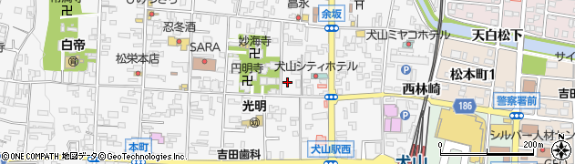 愛知県犬山市犬山東古券529周辺の地図