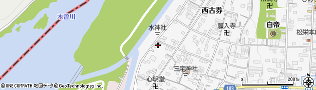 愛知県犬山市犬山西古券522周辺の地図