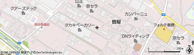 神奈川県秦野市曽屋585周辺の地図