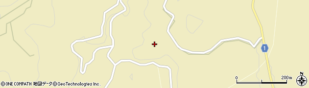 長野県下伊那郡泰阜村黒見周辺の地図
