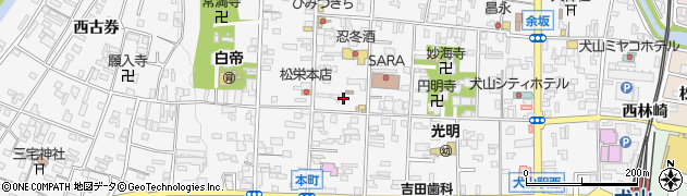 愛知県犬山市犬山東古券659周辺の地図