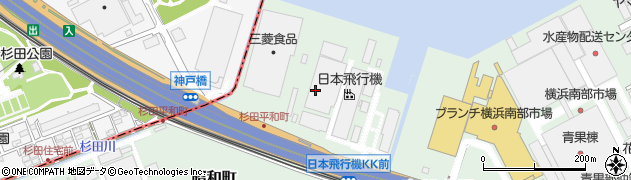 神奈川県横浜市金沢区昭和町周辺の地図