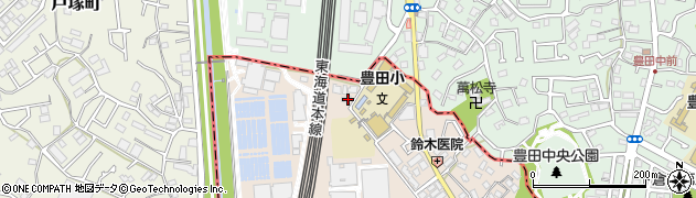 神奈川県横浜市栄区長沼町93周辺の地図