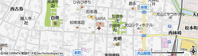 愛知県犬山市犬山東古券647周辺の地図