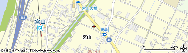 ファミリーマート寒川宮山店周辺の地図