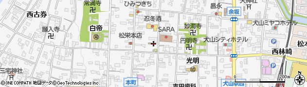 愛知県犬山市犬山東古券651周辺の地図