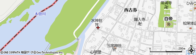 愛知県犬山市犬山西古券575周辺の地図