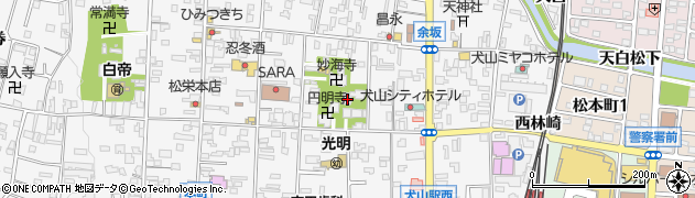 本龍寺周辺の地図